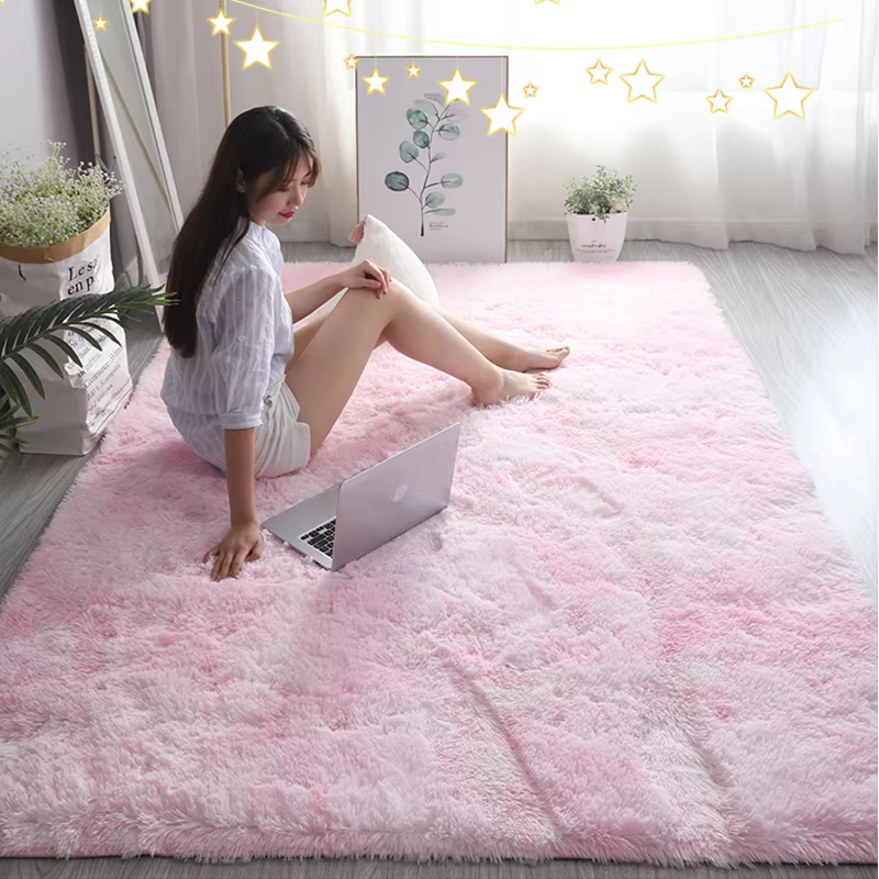 Tapis rose pour enfants