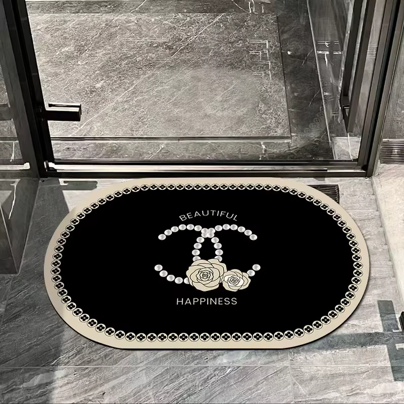 VIKAMA Tapis de sol pour porte de salle de bain