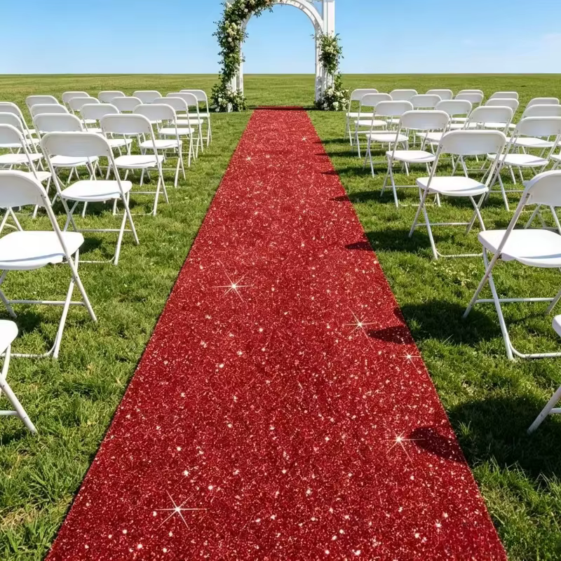 Tapis rouge de mariage