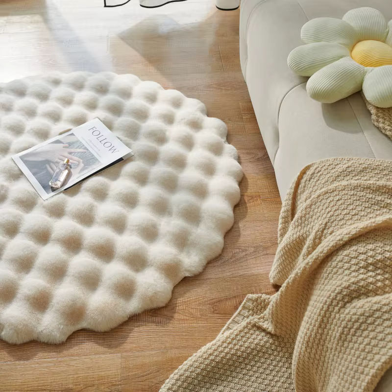 Tapis Imitation fourrure de lapin