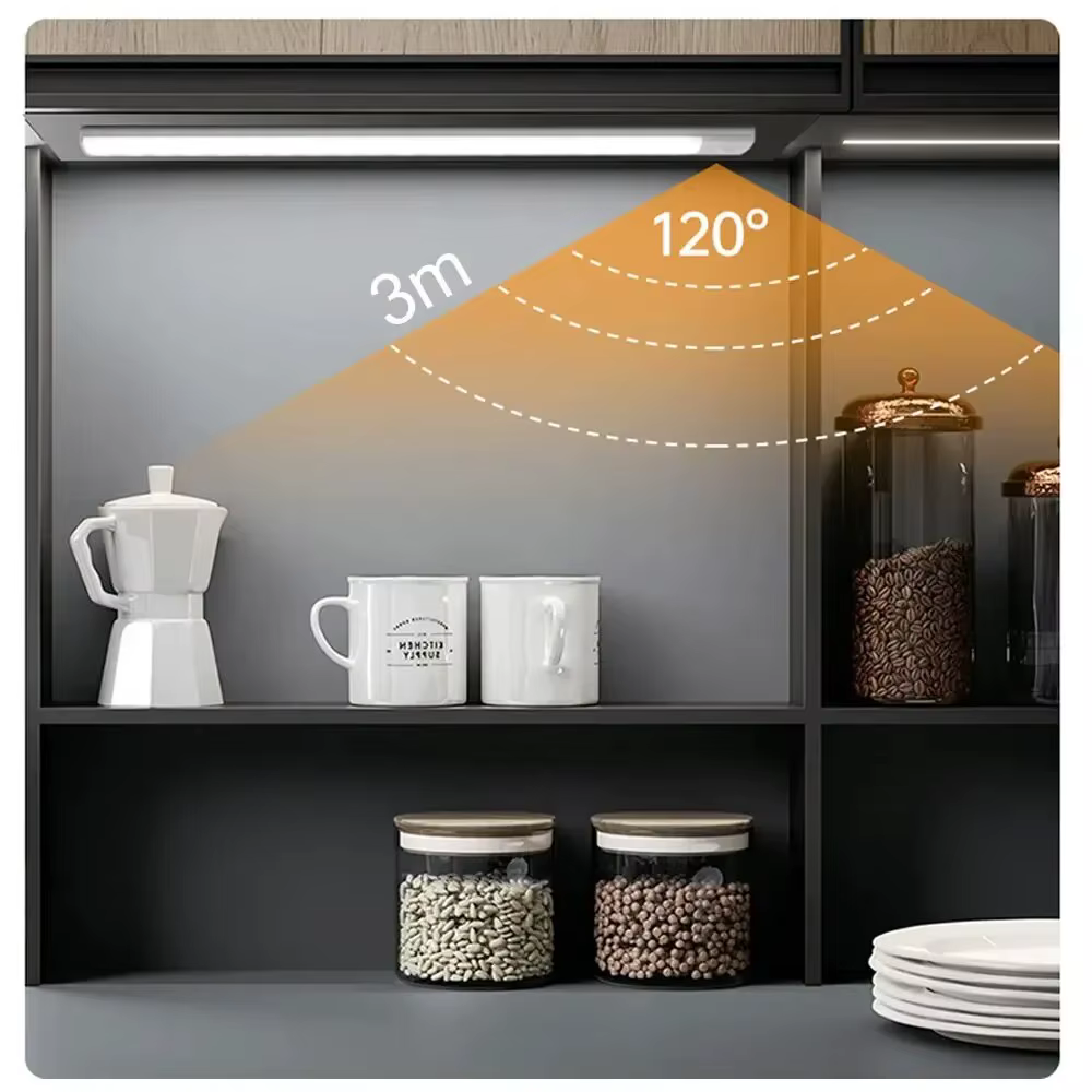 Lumières d'armoire à LED avec capteur de mouvement