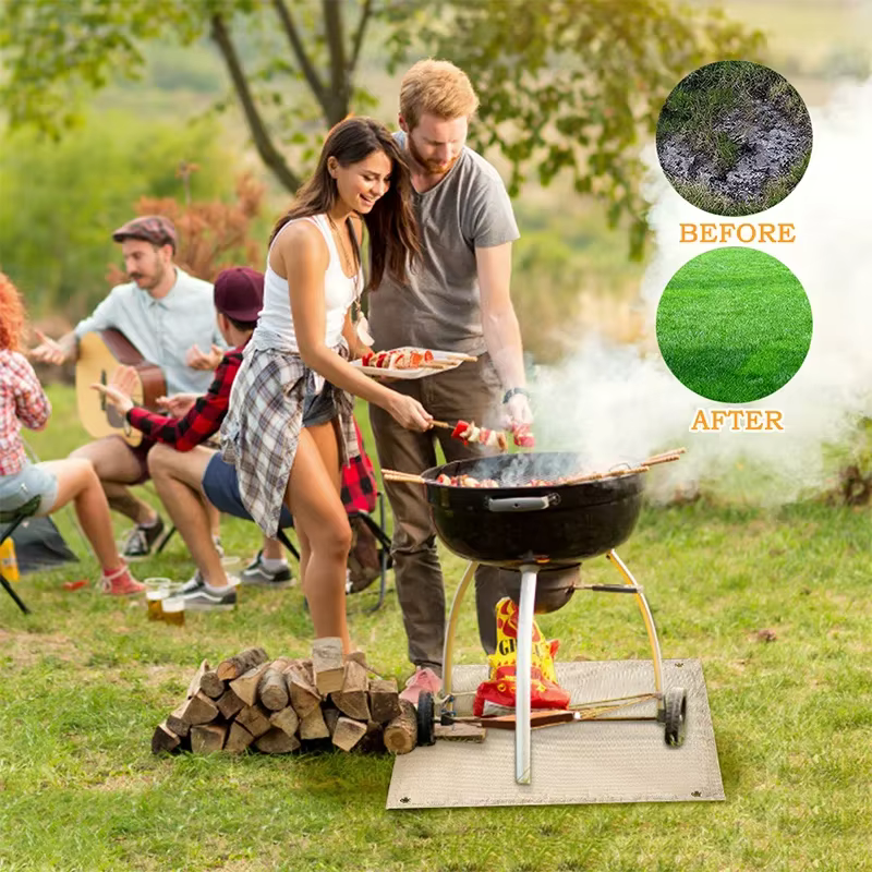 Tapis de Protection contre l'incendie pour Barbecue