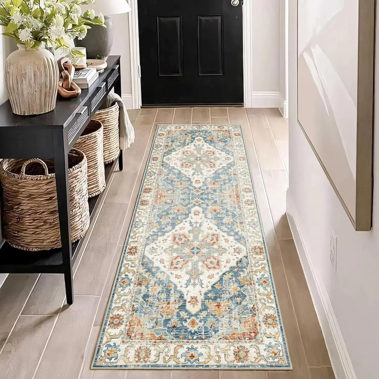 VIKAMA Tapis bohème vintage