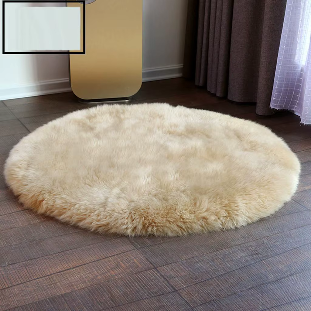 Fityle Fashion-Tapis en peau de mouton douce pour la décoration intérieure