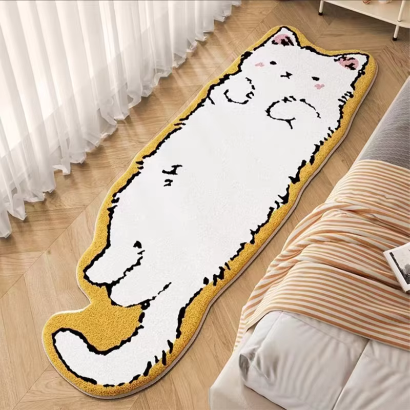 Vikama chat Long tapis drôle moelleux