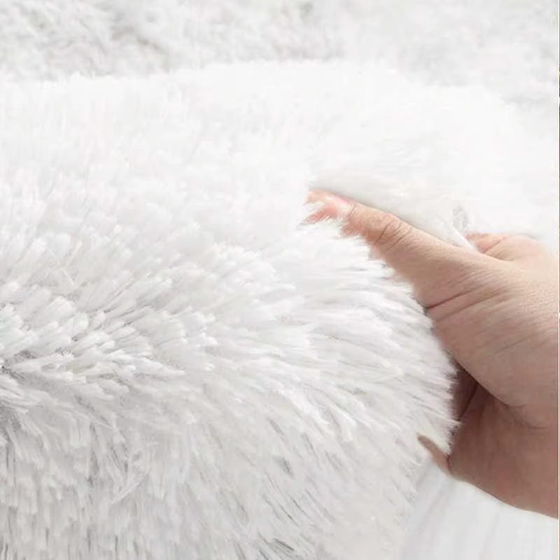 Tapis en fourrure tapis de salon chambre moderne Style nordique décoration tapis grande taille noir gris blanc antidérapant tapis pour enfants