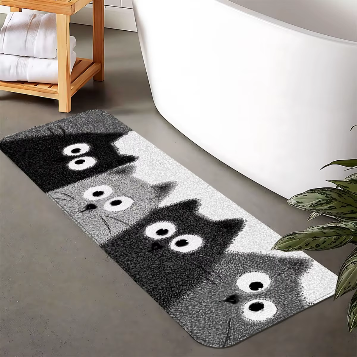 VIKAMA – tapis de bain chaton de dessin animé