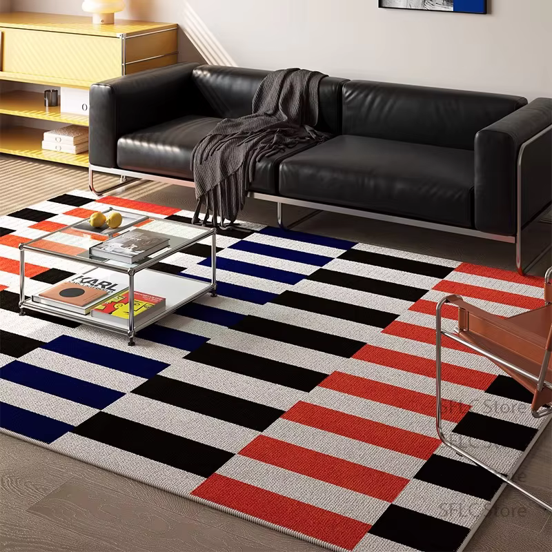 Grand tapis antidérapant de Style Bauhaus