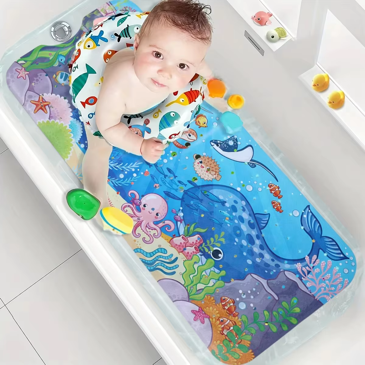 1pc tapis de bain pour bébé pour baignoire
