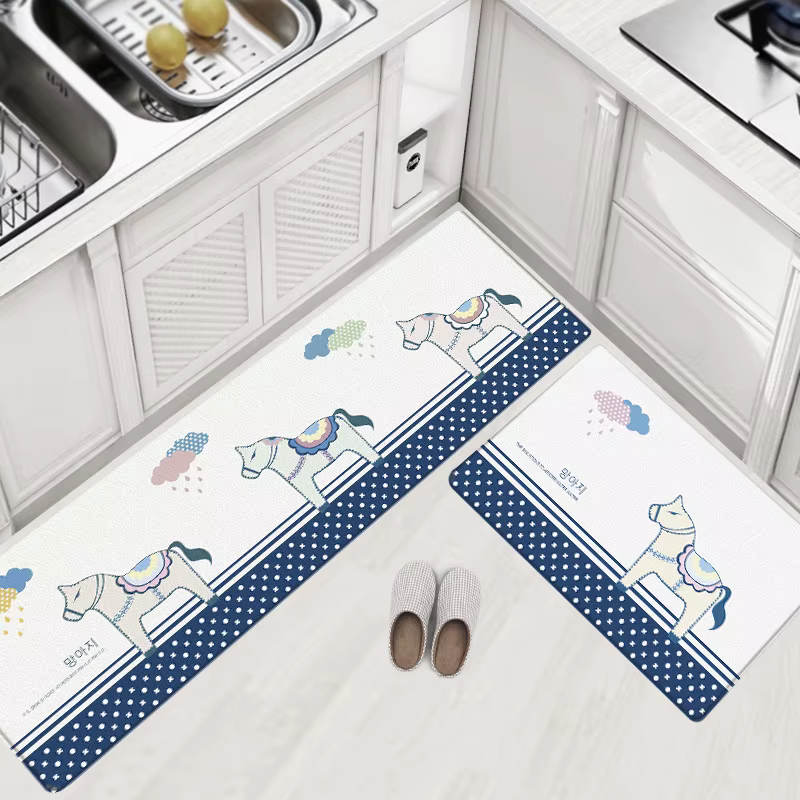 Tapis de cuisine imperméable et résistant à l'huile