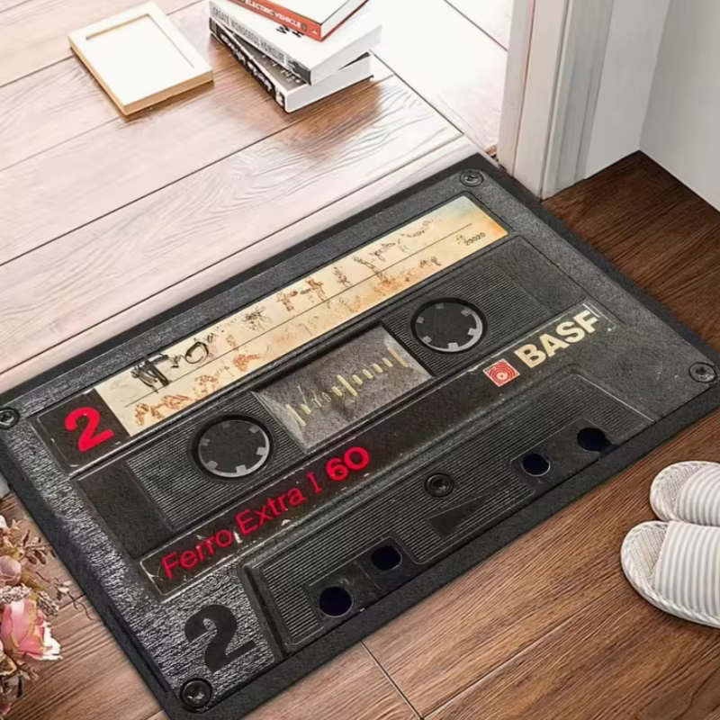 VIKAMA – tapis d'entrée vintage en vinyle