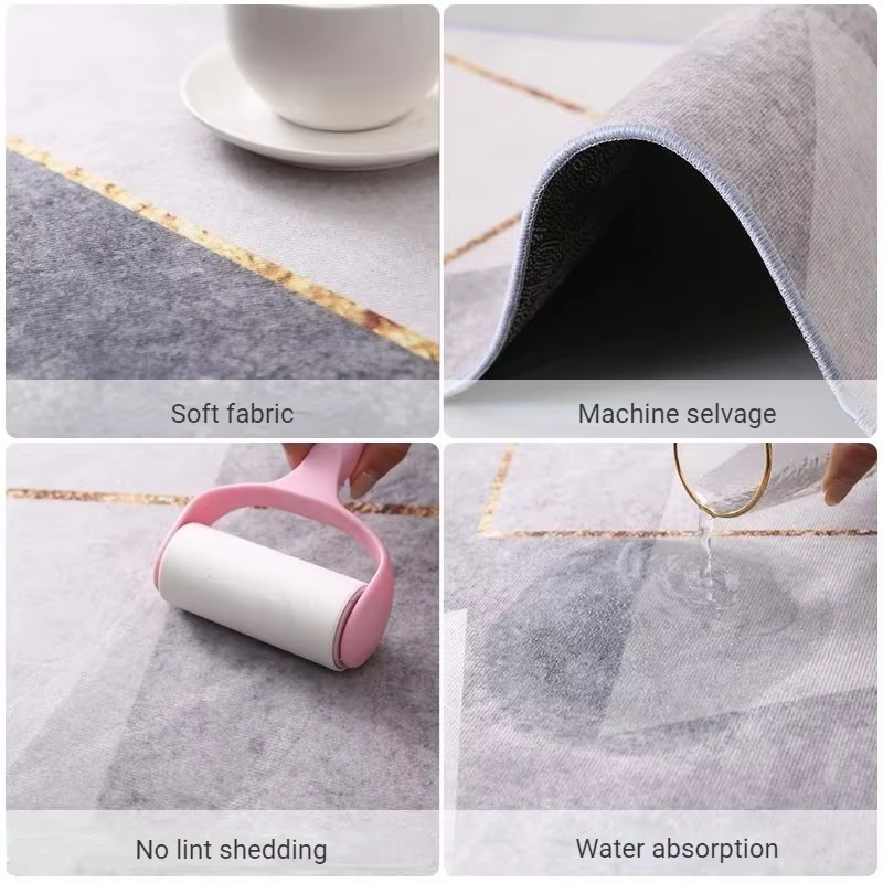 Tapis de salon européen de luxe