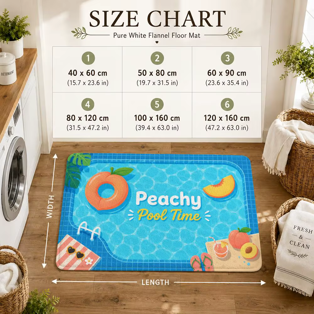 Tapis de sol pour fête au bord de la piscine