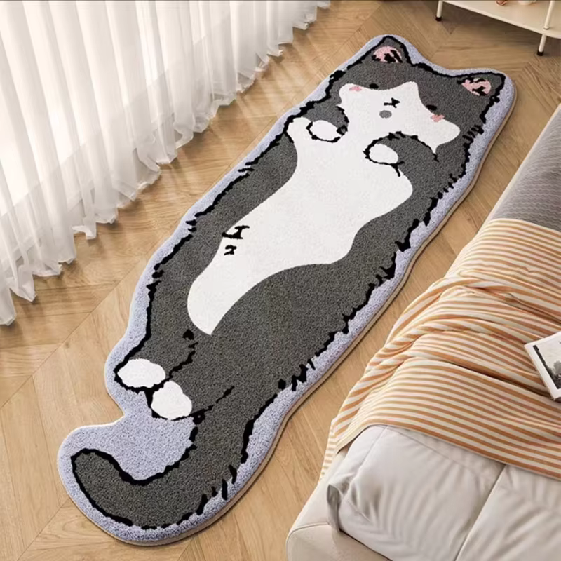 Vikama chat Long tapis drôle moelleux