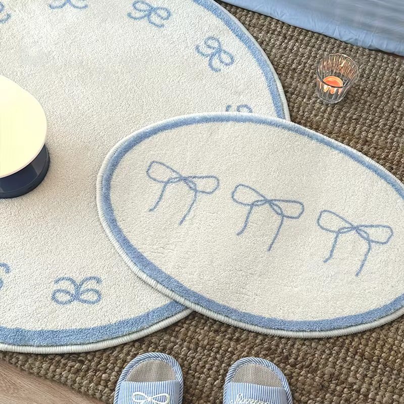 VIKAMA coréen maison tapis salle de bain Imitation cachemire fil Super fin absorbant anti-dérapant et résistant à la