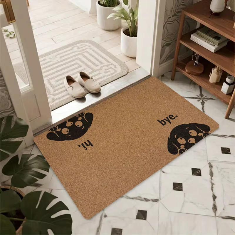Tapis imprimé chien de dessin animé