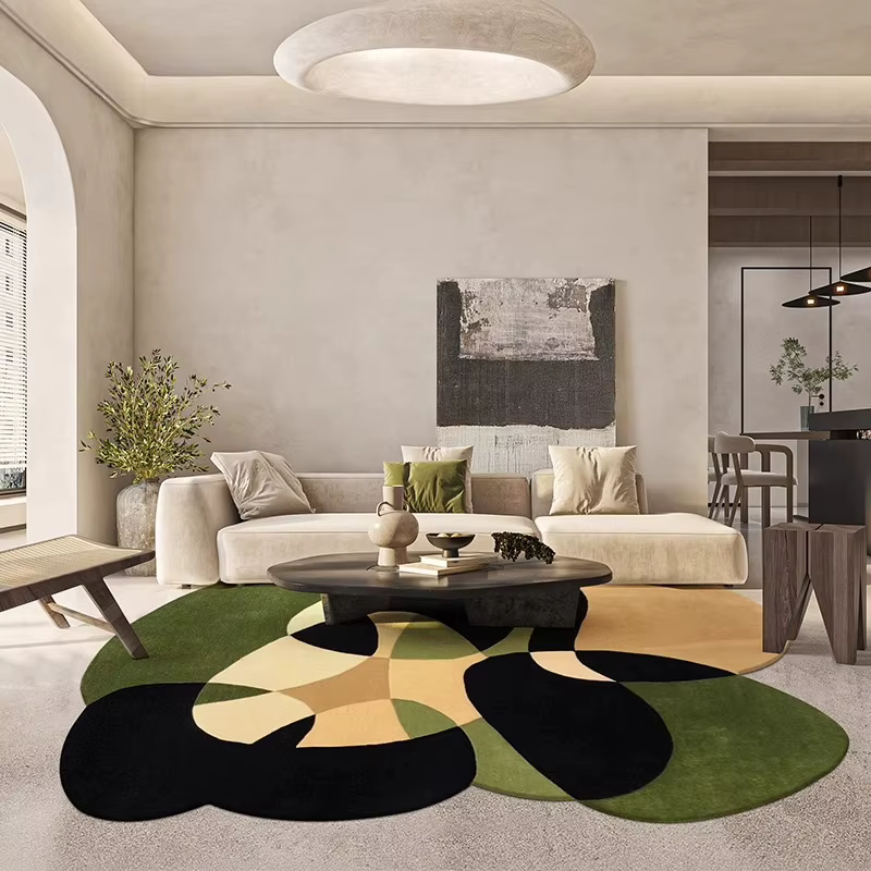 Tapis de luxe léger pour salon