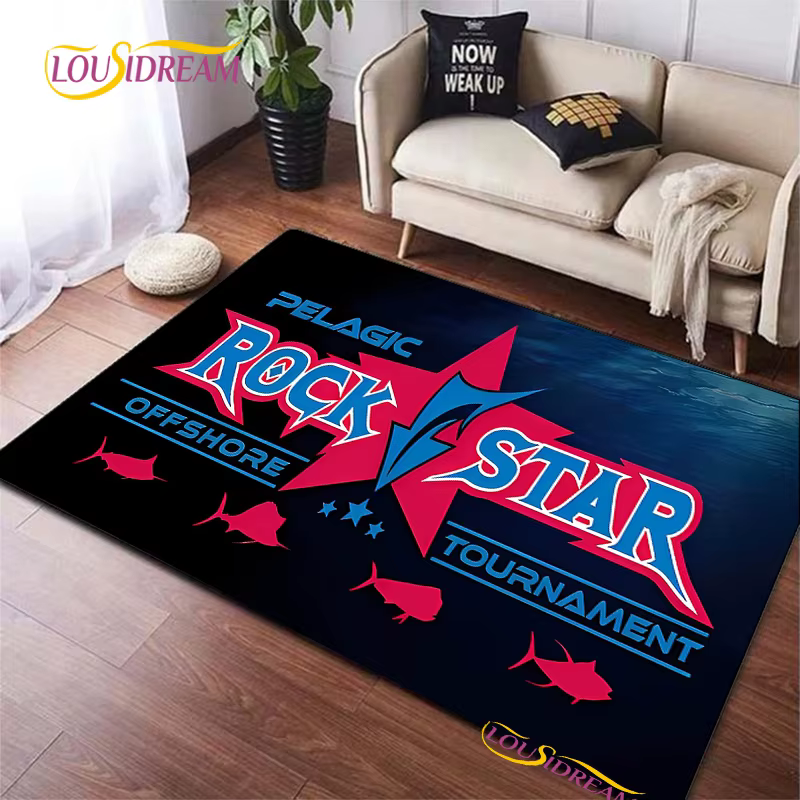 Tapis de pêche salon chambre Table canapé café décoration zone de yoga