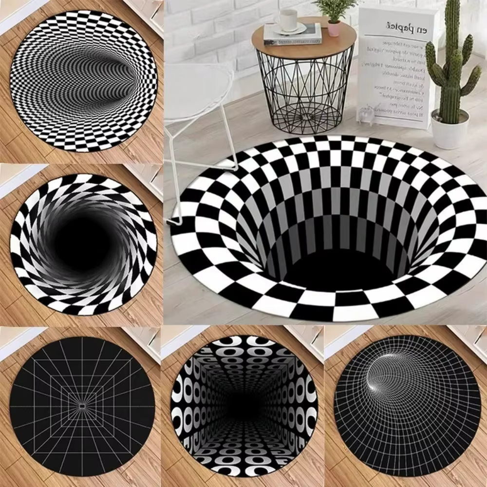 Tapis 3D à trous d'océan profond