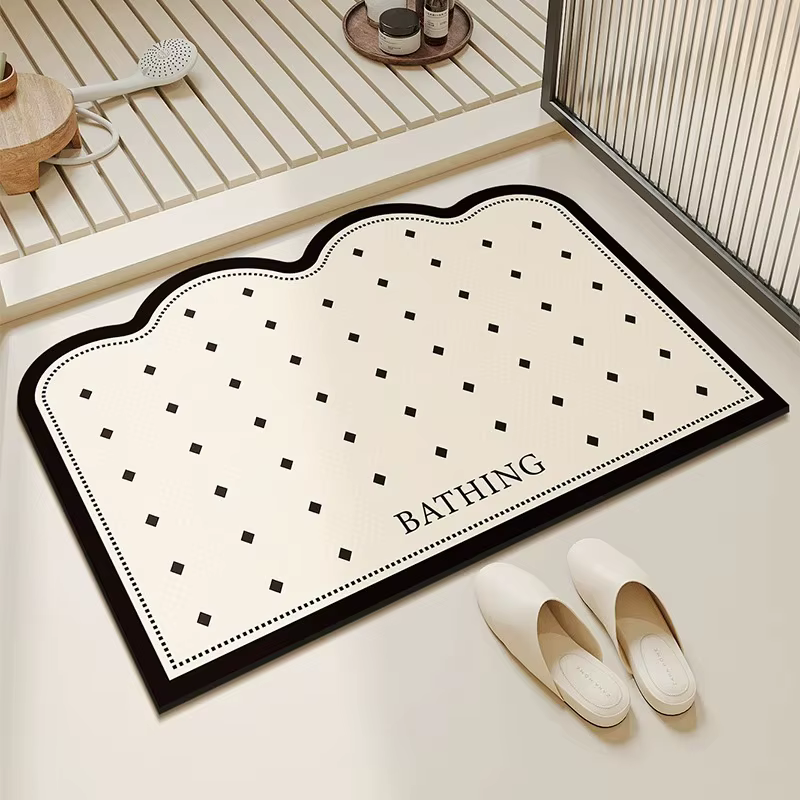 Tapis de salle de bain super absorbant