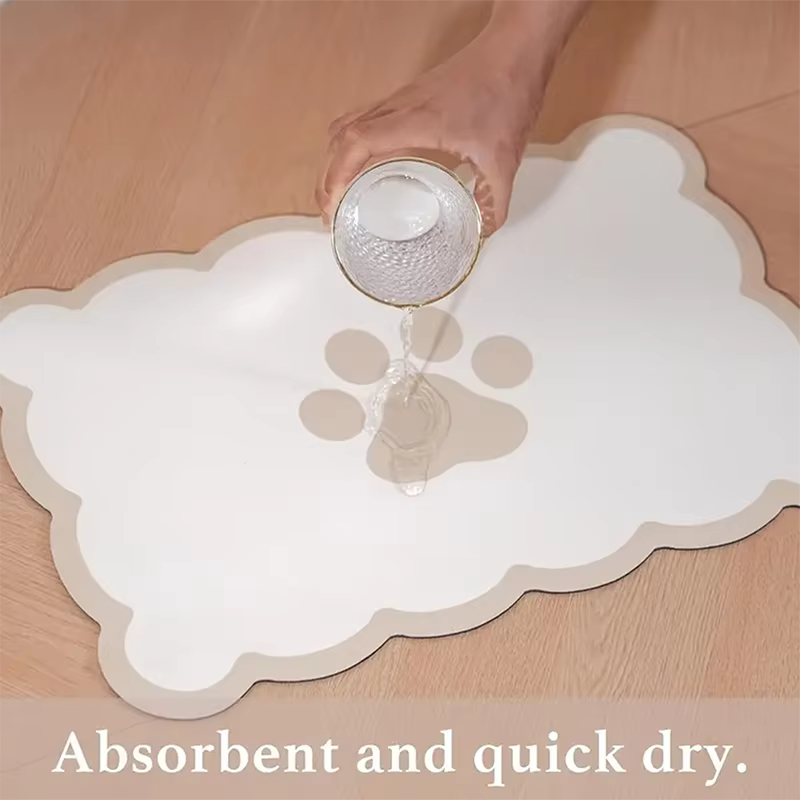 Tapis d'alimentation pour animaux de compagnie