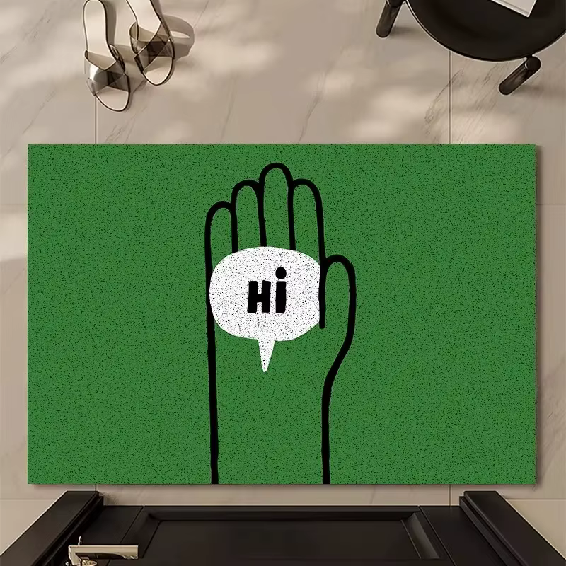 Tapis de porte d'entrée minimaliste