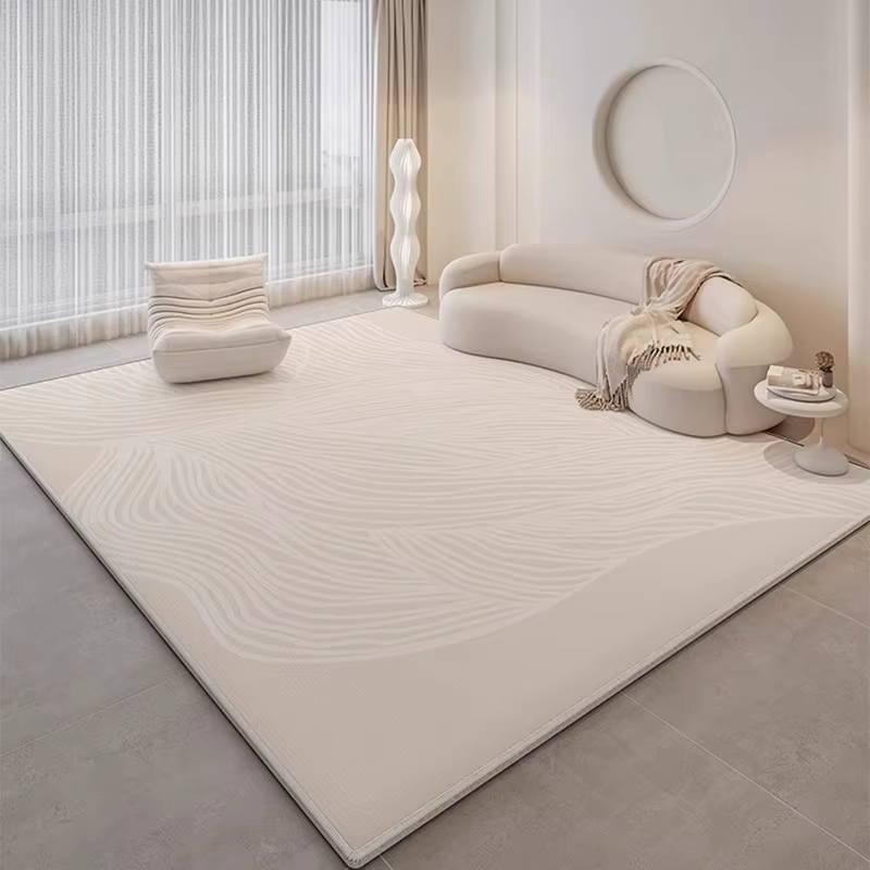 VIAKAMA – tapis Simple de Style crémeux pour salon
