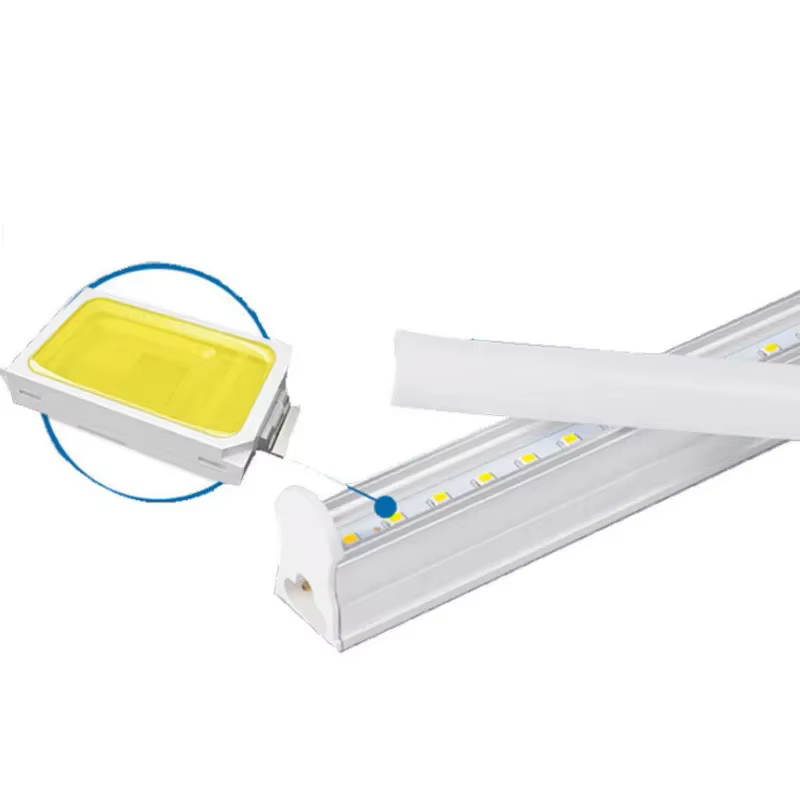 Tube LED coloré T5 intégré, éclairage 30 cm 60 cm, tube fluorescent LED, applique murale, lumière blanche froide ou chaude, 220V