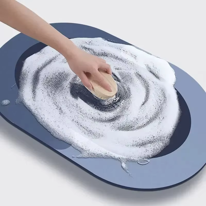 Tapis de bain absorbant pour salle de bain