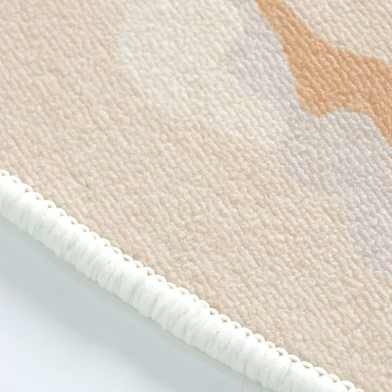 Tapis rond de Style nordique pour décoration de chambre à coucher