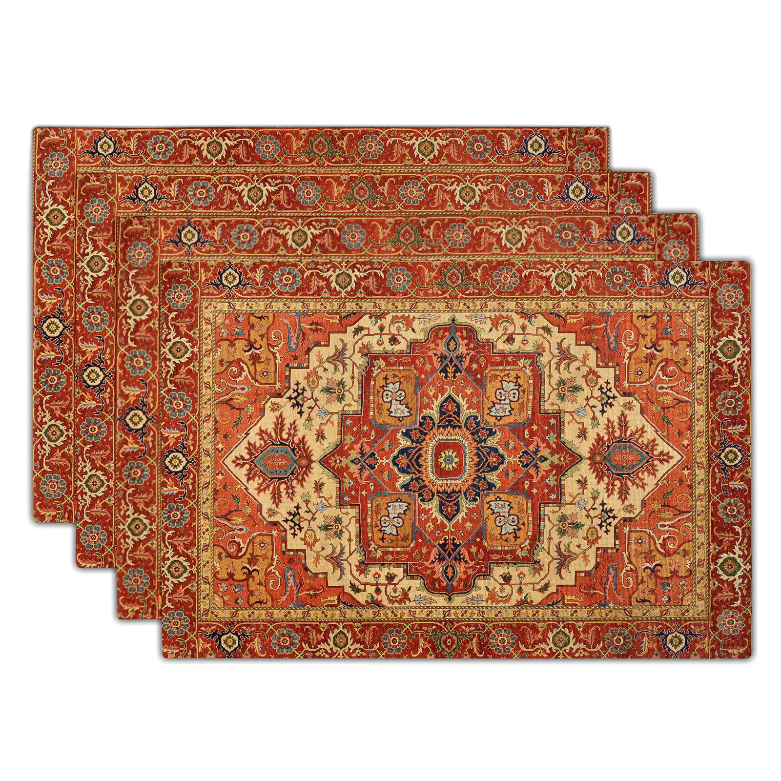 Ensemble de sets de table en tapis persan