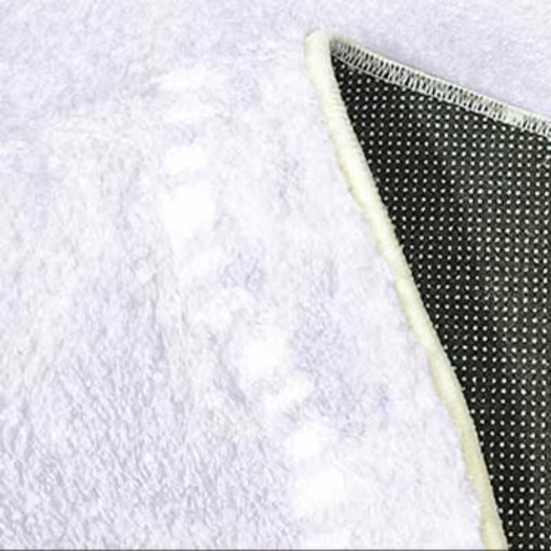 Tapis en Peluche Irrégulier pour Décoration de Salon