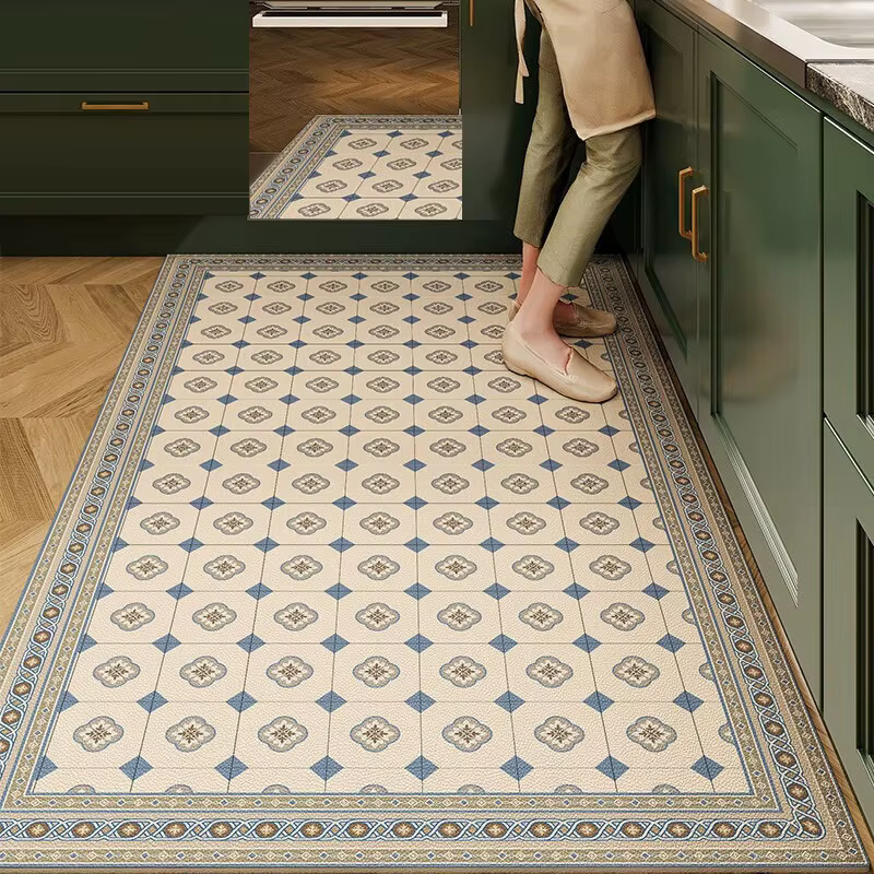 Tapis de cuisine en PVC imperméable