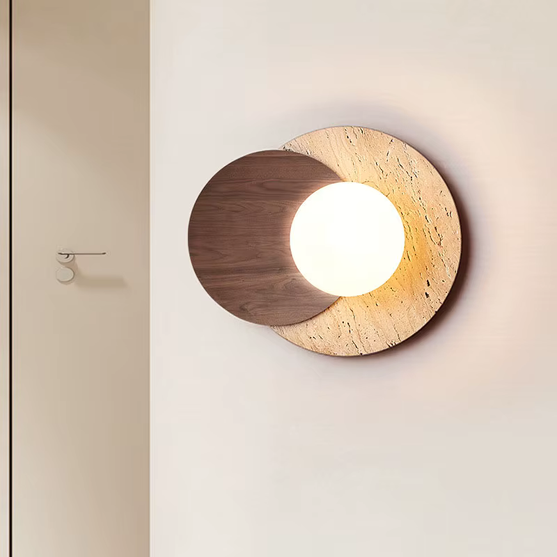 Applique murale vintage de style wabi-sabi