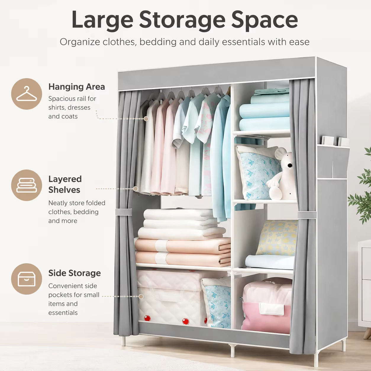 Armoire en toile GOOGO