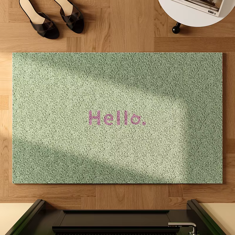 Paillasson de bienvenue minimaliste « Hello »
