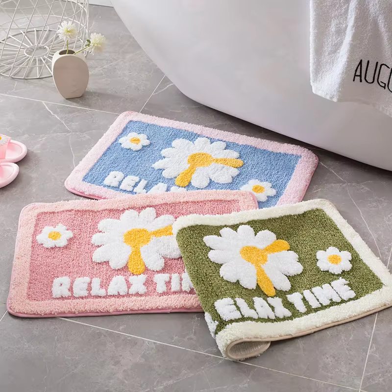 Tapis de Sol Antidérapant en Microcarence