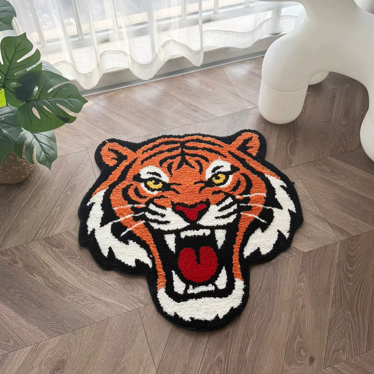 Tapis touffeté Tigre Rugissant