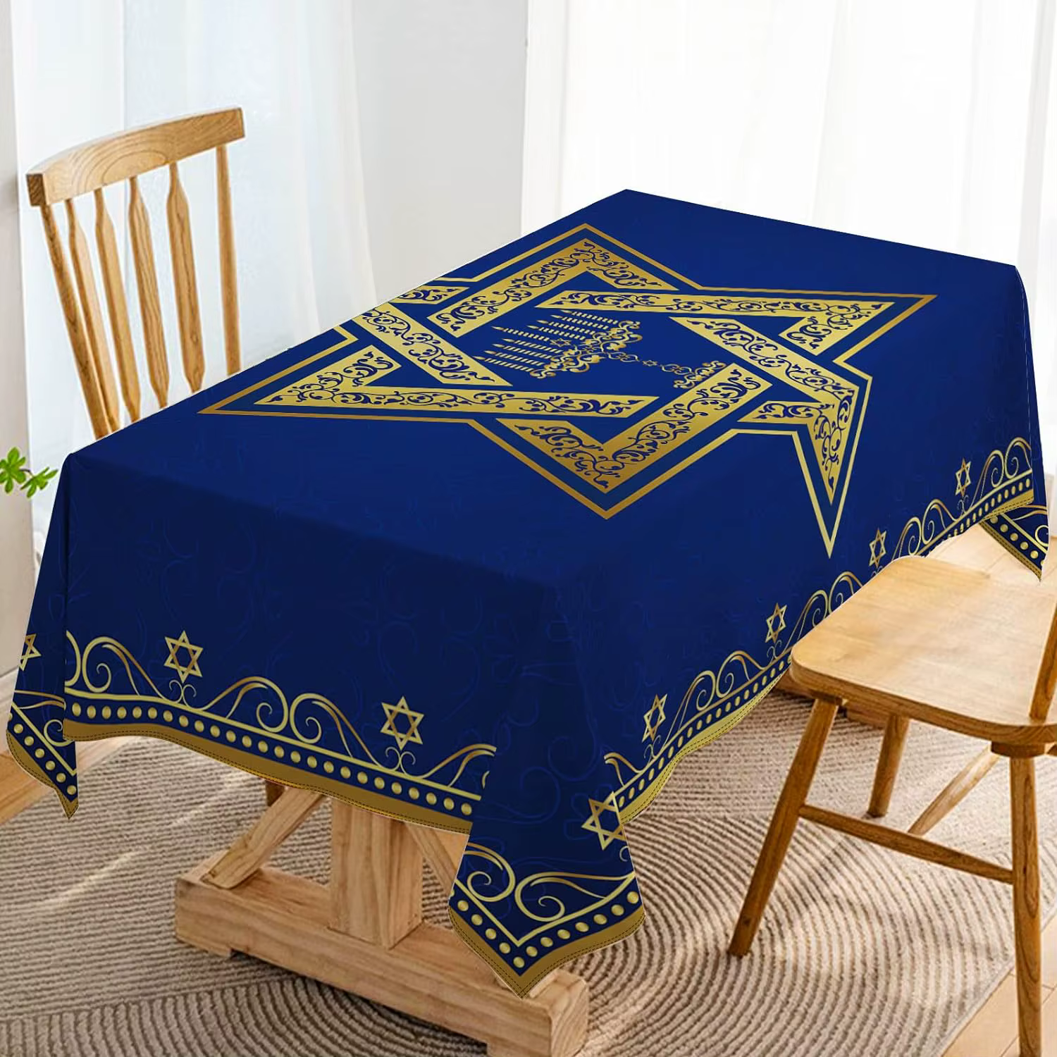 Nappe rectangulaire Hanouka
