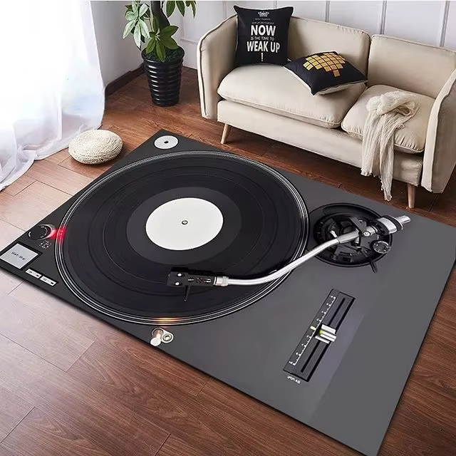 Salon chambre Table grande surface tapis cuisine