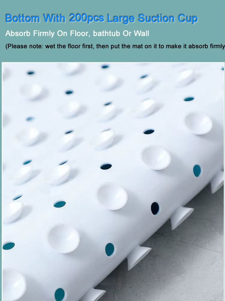 Tapis de bain antidérapant long en forme de bande dessinée