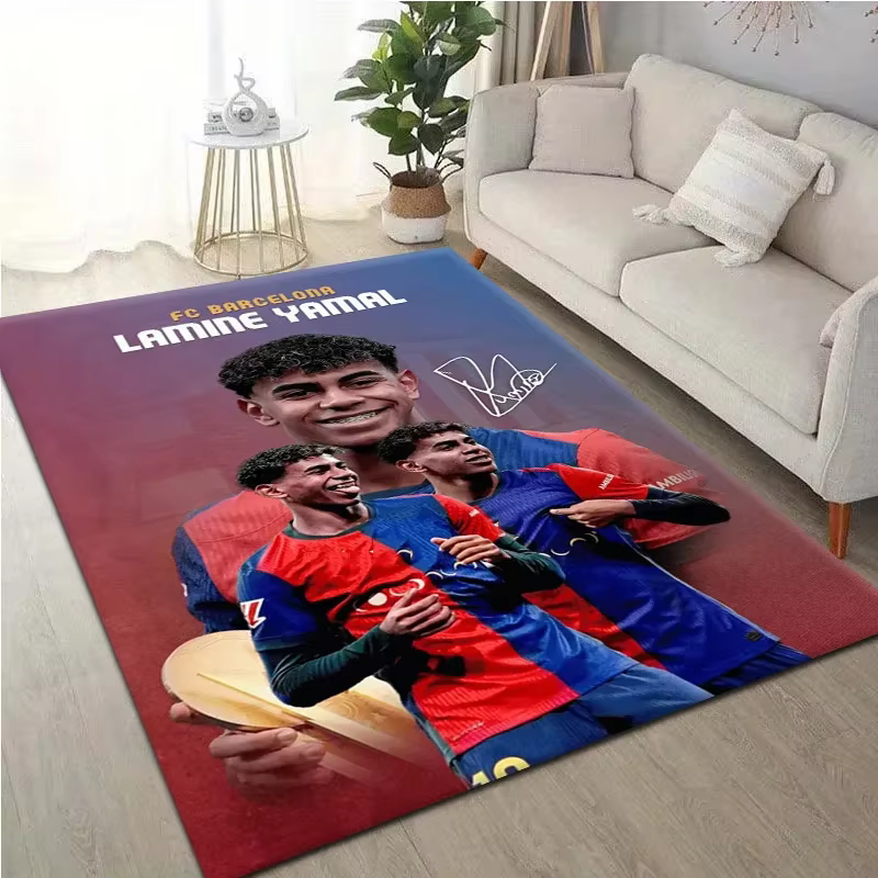 Tapis populaire L-lamineS Y-yamal Football Star pour chambre