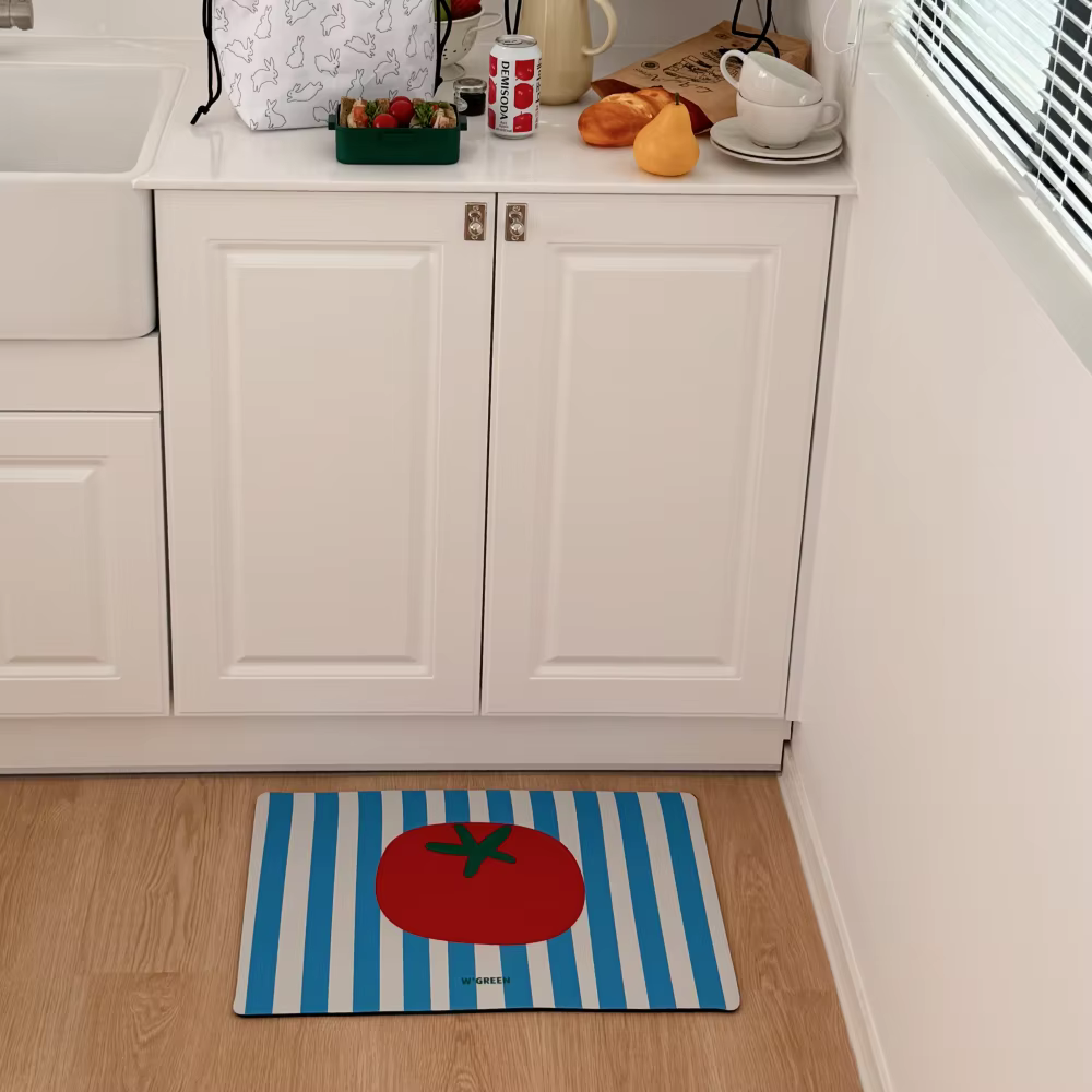 VIKAMA – tapis de sol imprimé tomate