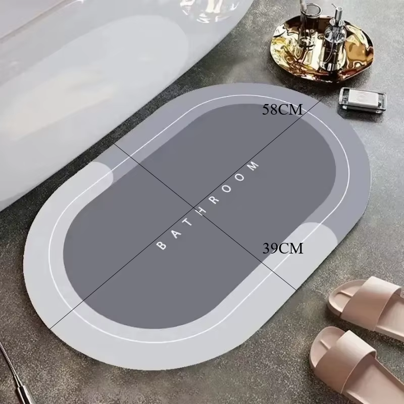 Tapis de bain absorbant pour salle de bain