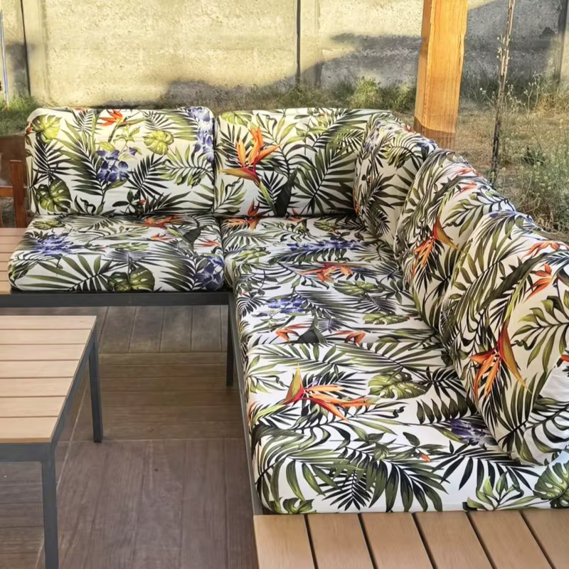 Housse de coussin extérieure extensible pour patio