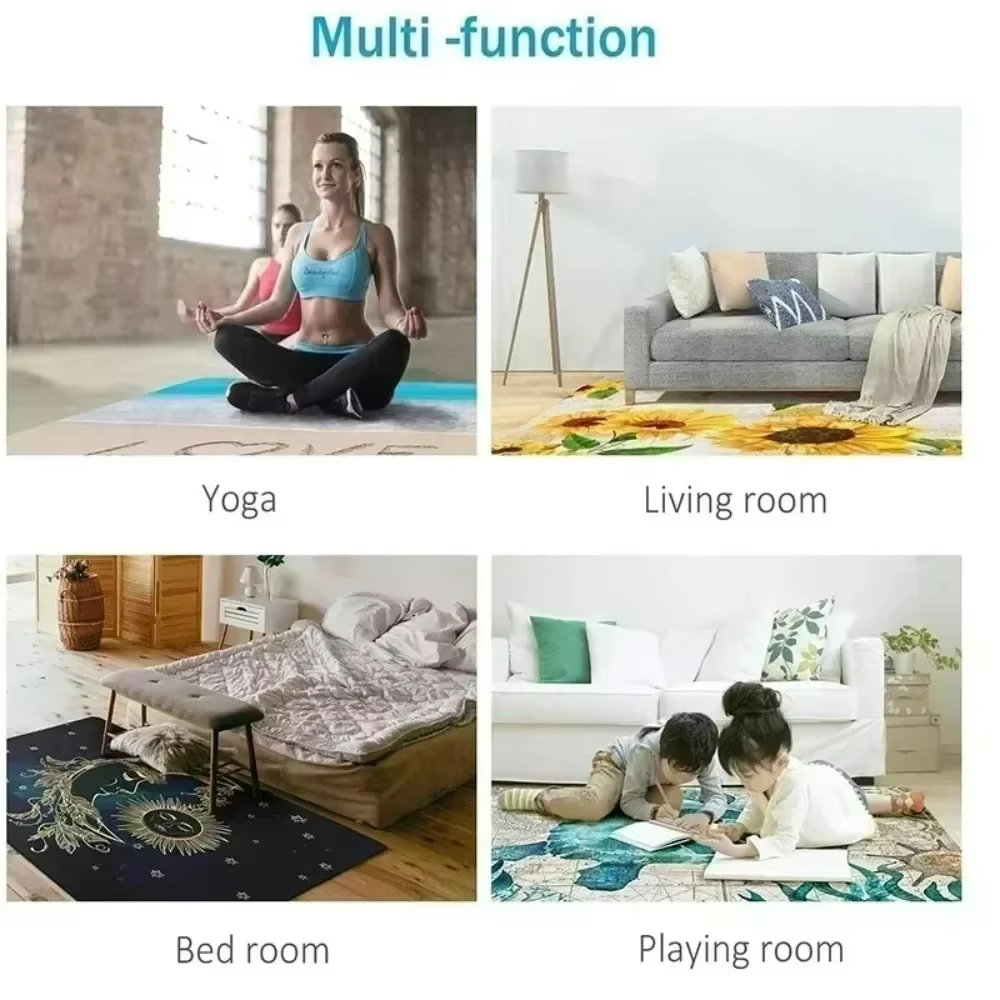 Nouveau tapis étoile de mer, coquille de plage, tapis de sable pour salon, chambre à coucher, décoration de canapé de maison, tapis de sol antidérapant pour enfants
