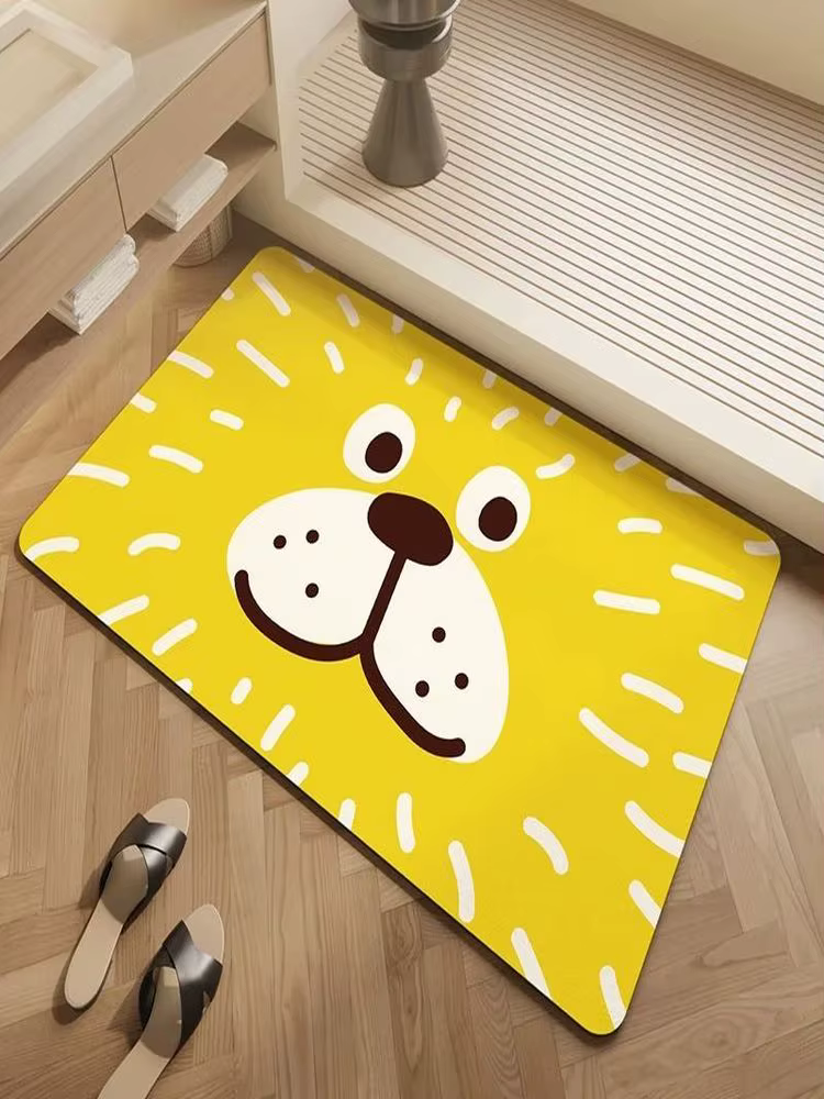 Tapis VIKAMA de style coréen couleur crème