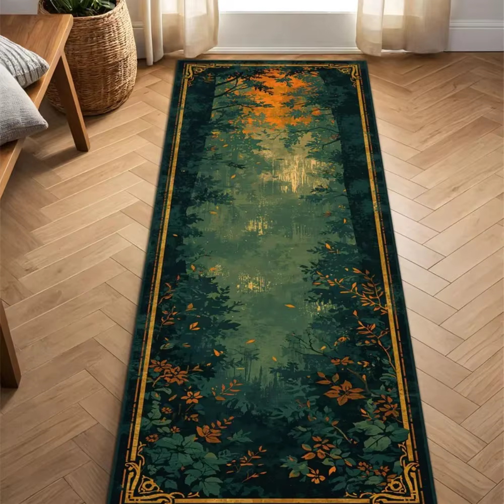 Tapis de chemin de forêt enchantée