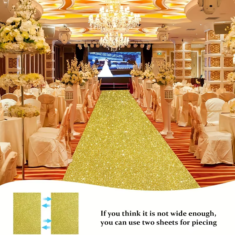 Super beaux tapis à paillettes peuvent être utilisés pour une variété d'occasions