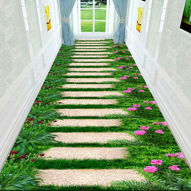 Tapis de couloir Long scénique 3D